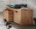 Holzbank 82x45x40cm GOMMA Kernbuche massiv natur ge&ouml;lt
