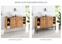 Waschtischunterschrank 105x60x40cm ILSE Asteiche massiv...