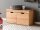 Holzbank 82x45x40cm GOMMA Wildeiche massiv natur ge&ouml;lt