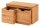 Holzbank 82x45x40cm GOMMA Wildeiche massiv natur ge&ouml;lt