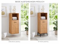 Hochkommode 40x115x35cm ILSE Asteiche massiv ge&ouml;lt
