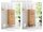 Badschrank 40x115x35cm ILSE Asteiche massiv ge&ouml;lt